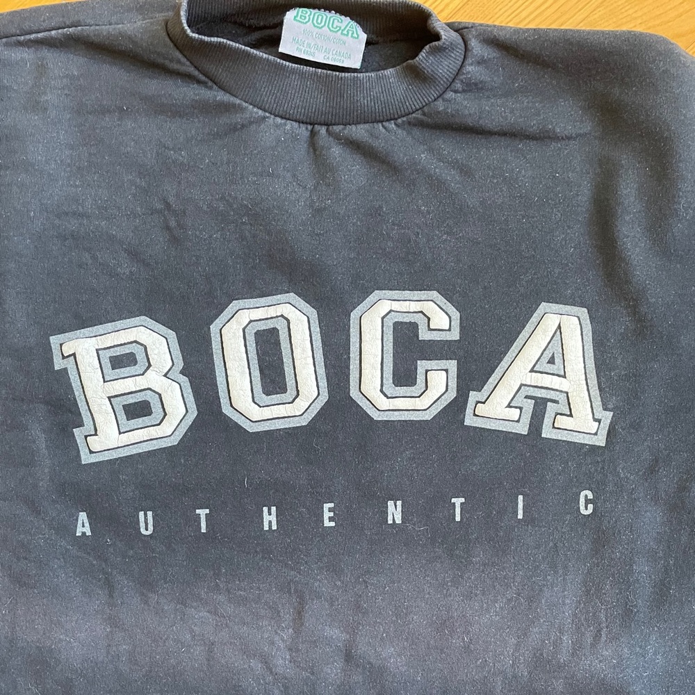 Vintage BOCA athletic Crewneck Sweater